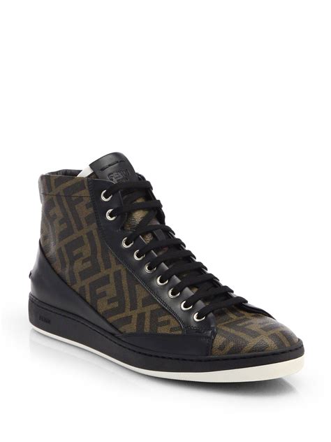 fendi zucca mens sneakers|fendi zucca ff sneakers.